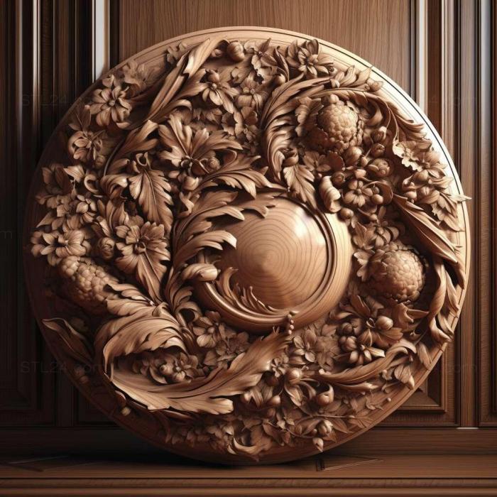 Patterns and decorations (stl luxurious 2, PATTERN_1766) 3D models for cnc